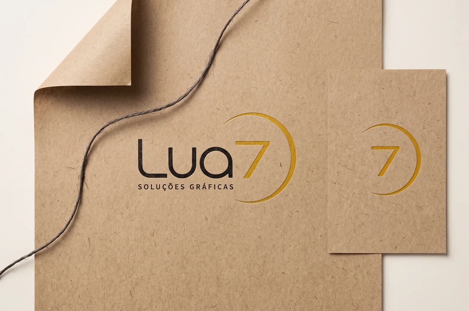 Papel kraft personalizado com logo do cliente — imagem 1 de 1