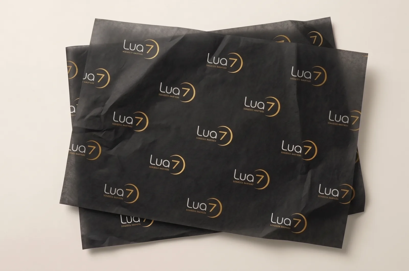 Papel seda personalizado com logo do cliente — imagem 1 de 1